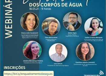 Participe do Webinário sobre Enquadramento dos Corpos de Água