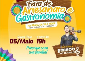 Nesta quinta-feira, 5 de maio tem feirinha na Praça de Lazer