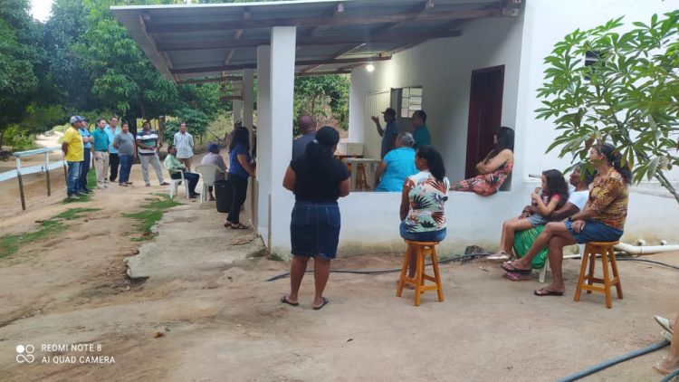 Secretarias de Agricultura e de Meio Ambiente participam de reunião na Associação APAMRSAM no Córrego Lajinha